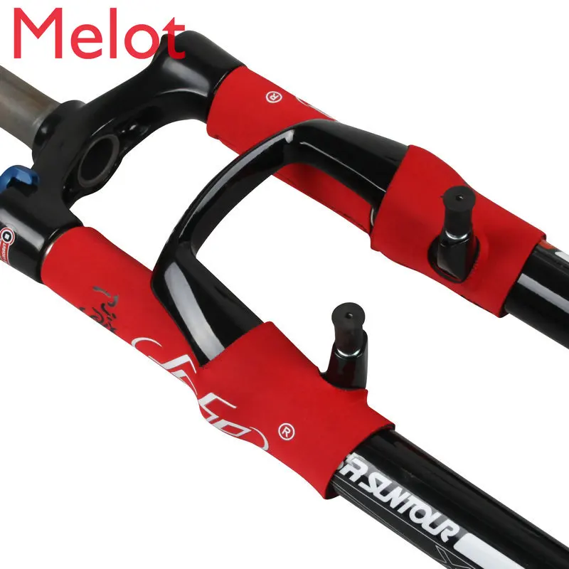 

Color Thickened Bicycle Front Fork Protective Cover/Dustproof Sticker Front Fork of Mountain Bike Stickers Fork Sleeve