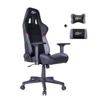 leather fabric pillow reclining pc gamer style office computer racing gaming chair with wheels