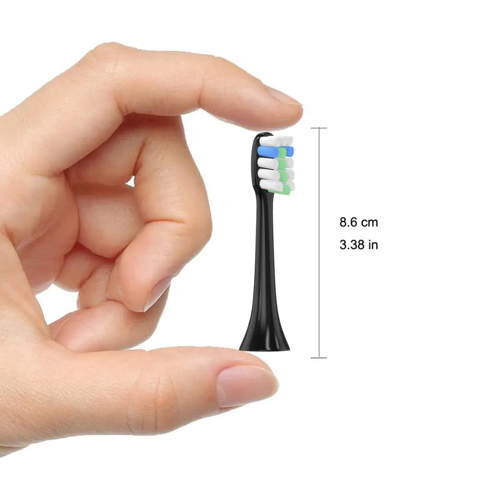 12 шт. Soocas X3 X1 насадки для зубной щетки с крышкой Xiaomi Mijia электрическая зубная щетка