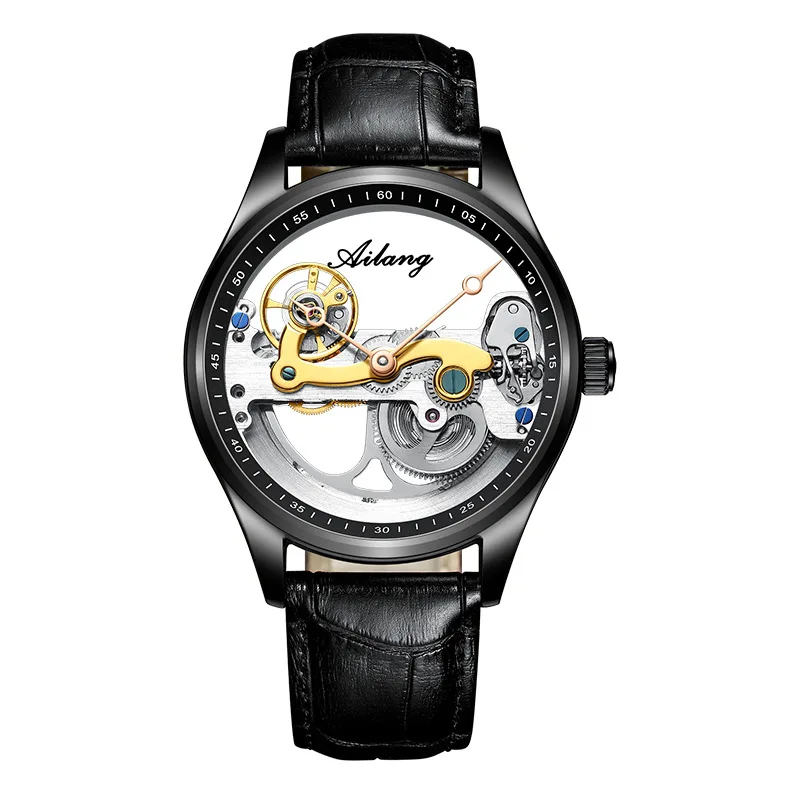 

Business Mechanical Watch Men Hollow Out Case Watch Waterproof Casual Wristwatch Men's Watches Automatic Watches Reloj Hombre