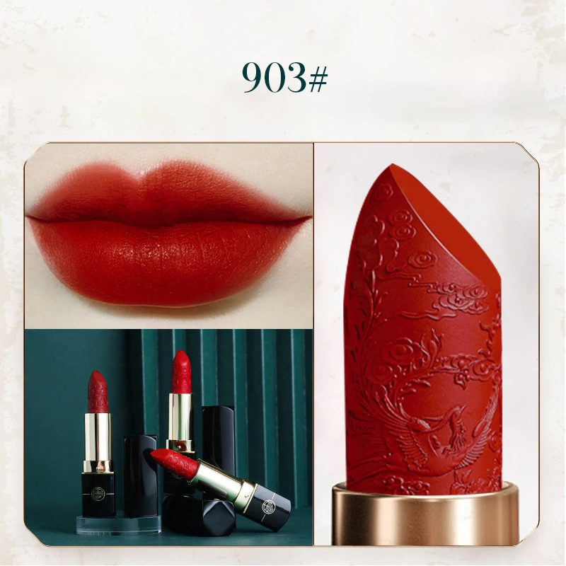 

Винтажная бархатная Помада для губ, водонепроницаемый стойкий Макияж для губ, Очаровательная косметика на ощупь, 1/5 шт.