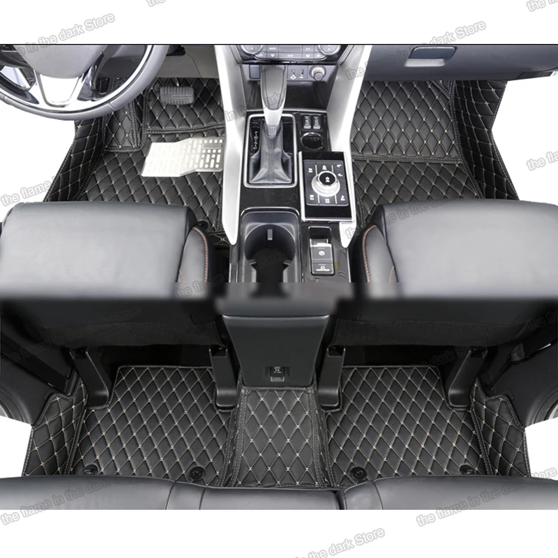 Кожаные автомобильные коврики Lsrtw2017 для Mitsubishi Eclipse Cross 2017 2018 2019 2020 2021 аксессуары