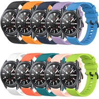 2022mm sport rubber band for samsung galaxy watch 3 45mm 41mm silicone strap bracelet