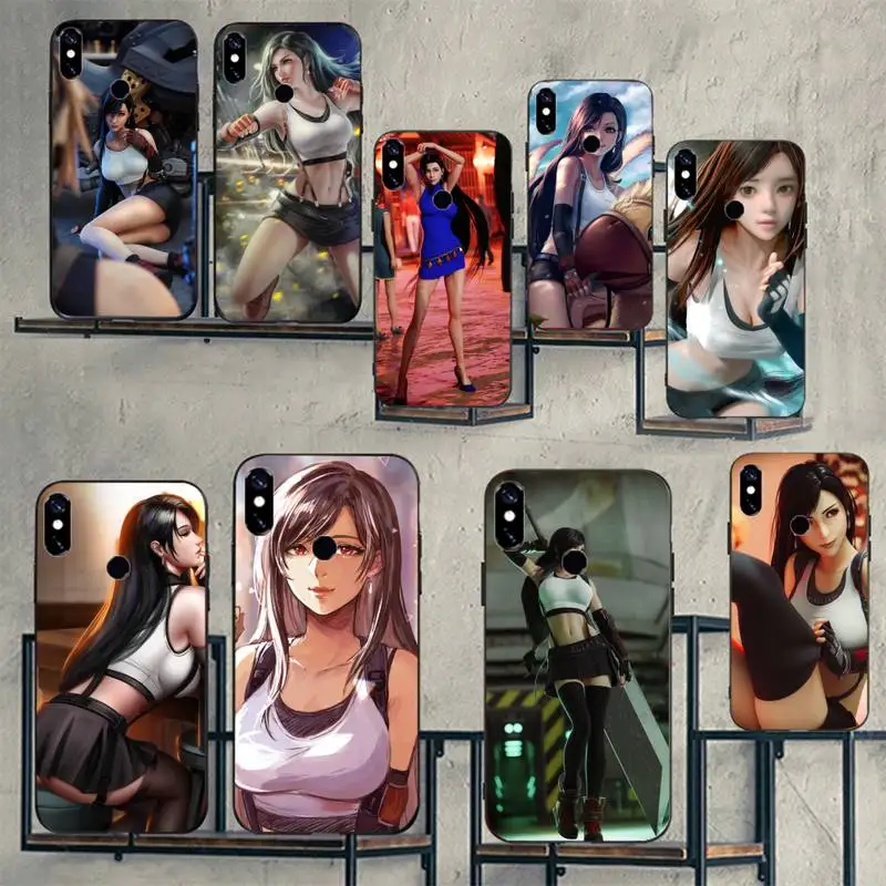 

Final Fantasy VII tifa Phone Case For Xiaomi redmi mi note 9 9a 8 8a 10 9 9s 8 8t 7 9t 10 pro max cover