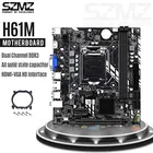 Материнская плата H61, LGA 1155, гнездо DDR3, Поддержка Intel Core I3 I5 I7 Xeon LGA1155, процессор для настольного компьютера, ОЗУ с HDMI VGA SATA USB 2,0