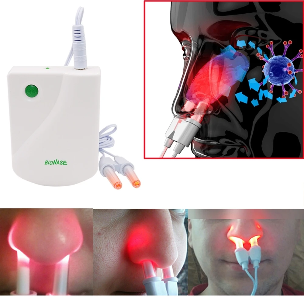 Proxy BioNase Body Nose Massage Care Therapy Machine Rhinitis Sinusitis Cure Hay fever Low Frequency Pulse Laser |