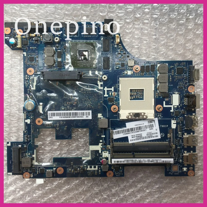 Материнская плата QIWG5 G6 G9 для ноутбука LENOVO G580 GT635M HM76 15 дюймов материнская 90001747 SLJ8E -