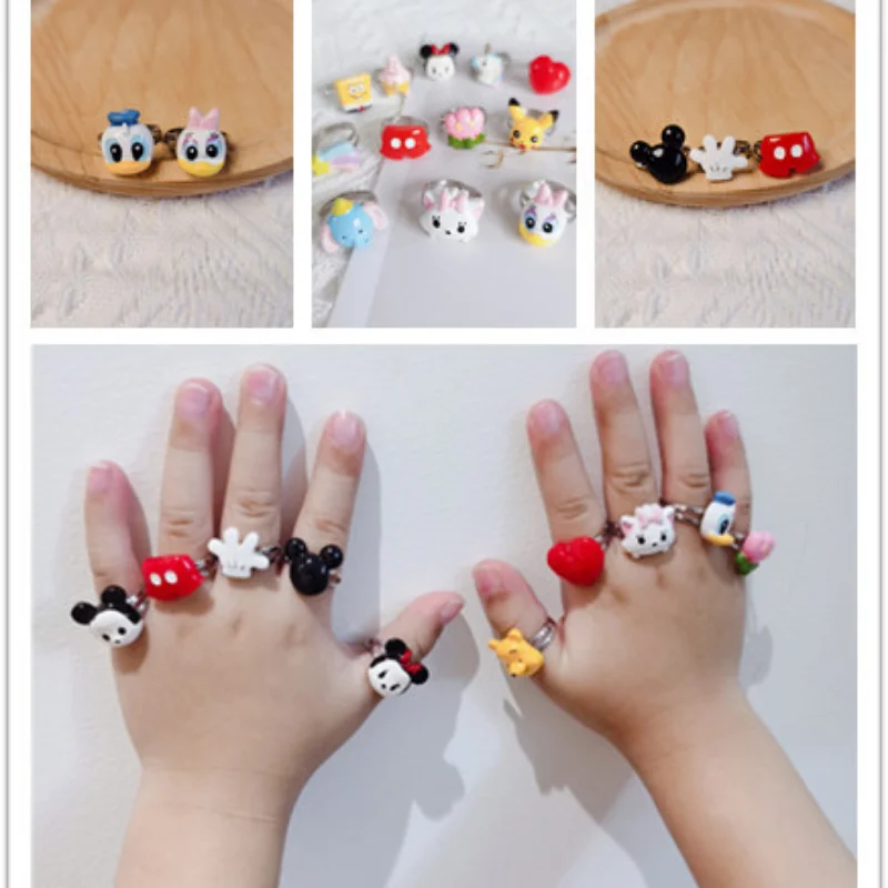

Disney Aisha Princess Jewelry Toy Children's Cartoon Small Ring Adjustable Size Can Freely Combine