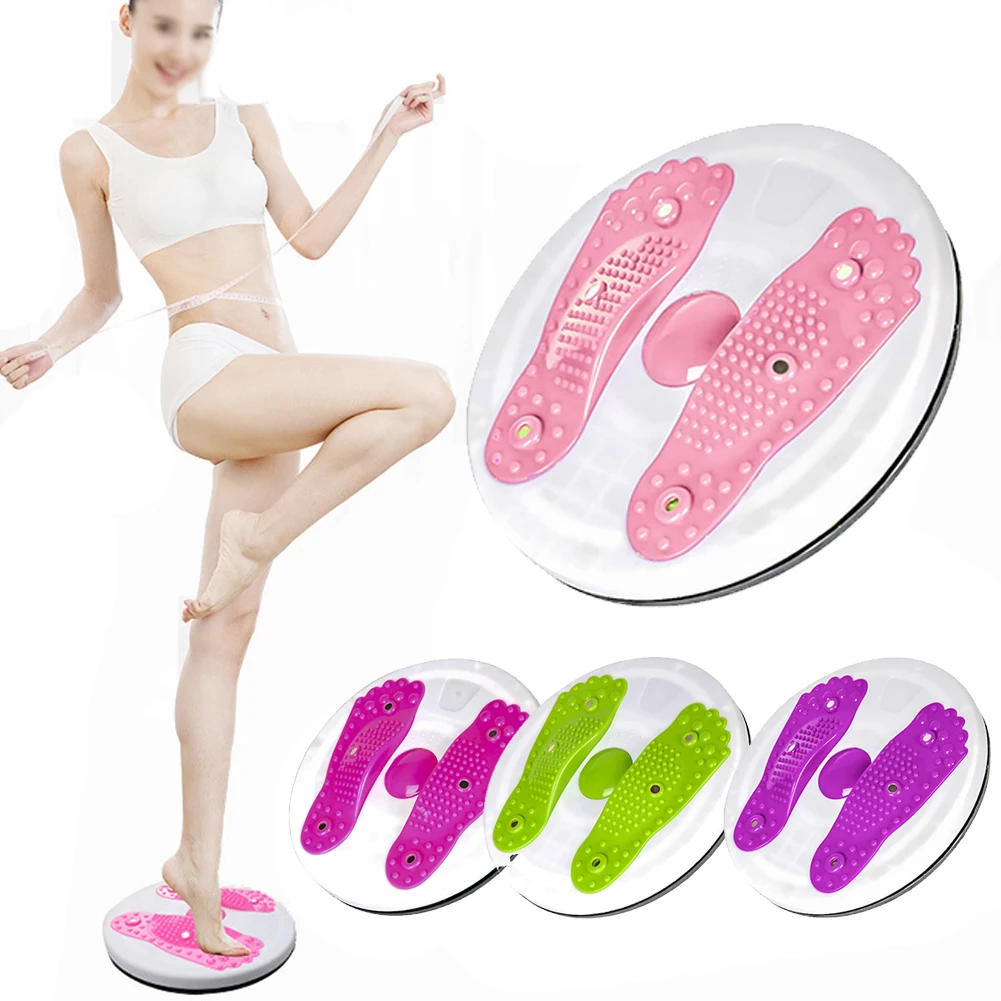 

Pull Rope Foot Massage Twist Board Home Fitness Twisting Disc Magnet Balancing Board Gym Fitness Equipment Body Figure Trimmer