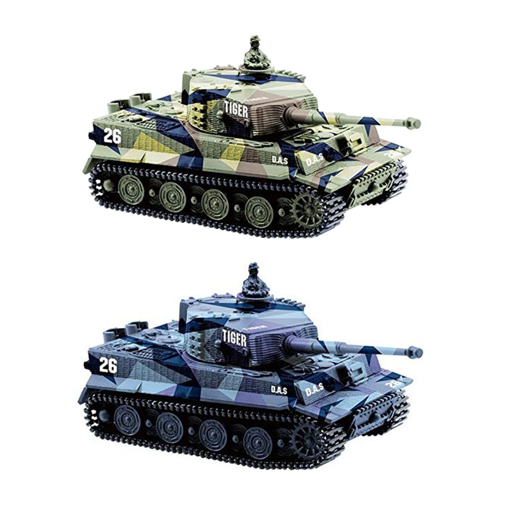 1:72 Mini Tiger Battle RC Tank Радиоуправление Panzer бронированный автомобиль Детские