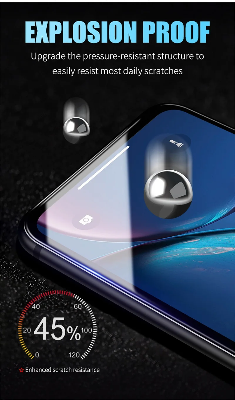 Керамическое закаленное стекло для Redmi 6 7 8 9 A 9C 4X полное покрытие мягкая пленка