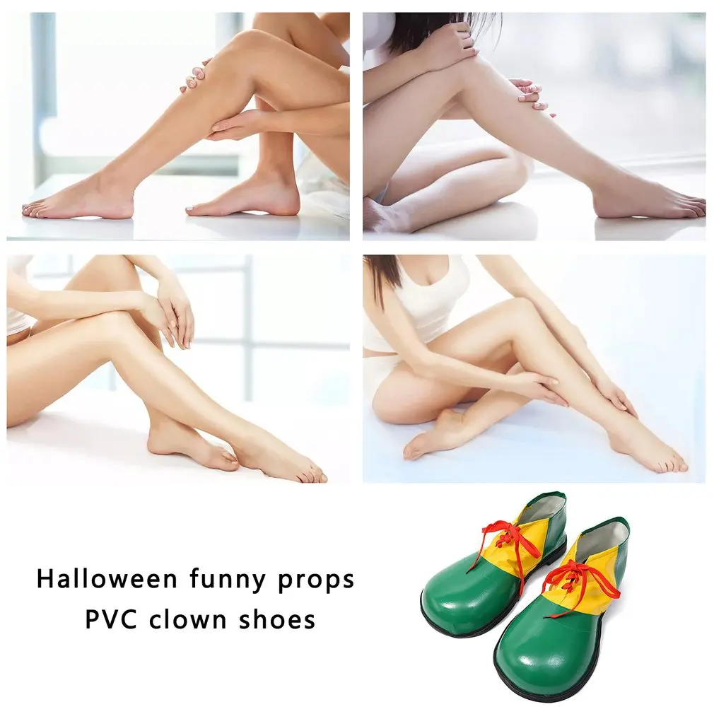 Товары для Хэллоуина кожа обувь клоуна ПВХ праздничная забавная | Дом и сад