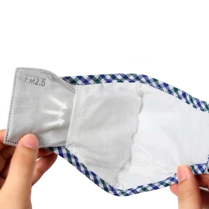 10Pcs/pack PM2.5 Anti Haze Mask Replaceable Filter-slice Adults Children 5 Layers Non-woven Fabric Activated Carbon Filter | Дом и сад