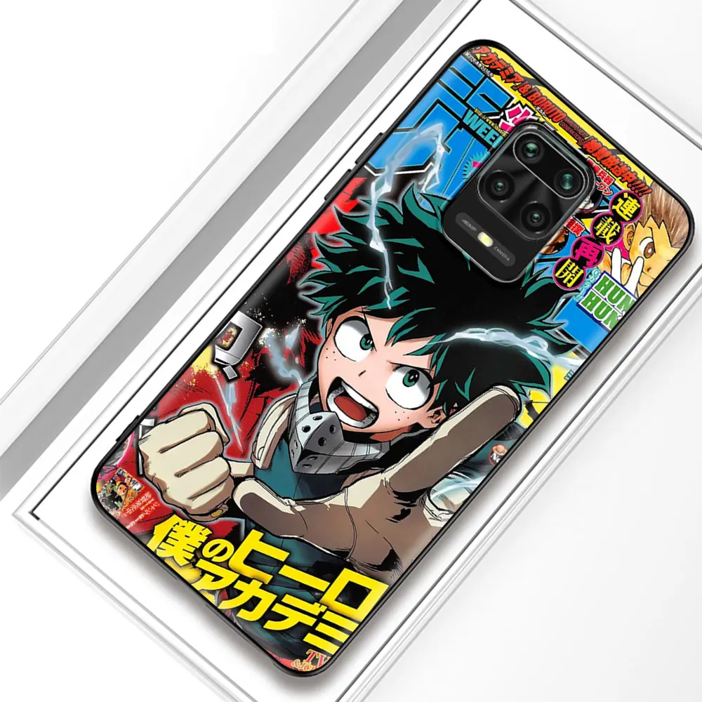 

Cute My Hero Academia Silicone Case Coque For Xiaomi Redmi Note 9S 9 8 Pro 8T 8 8A 9A 9C 9i 7 7A K30 6 6A Back Cover Funda Capa
