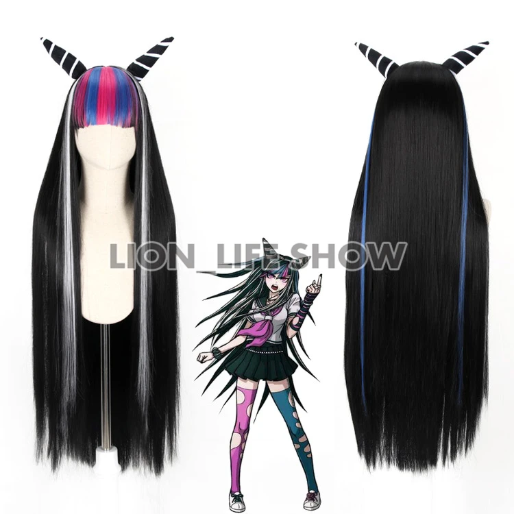 

Длинный парик для косплея Danganronpa Dangan-Ronpa Ibuki Mioda Deluxe