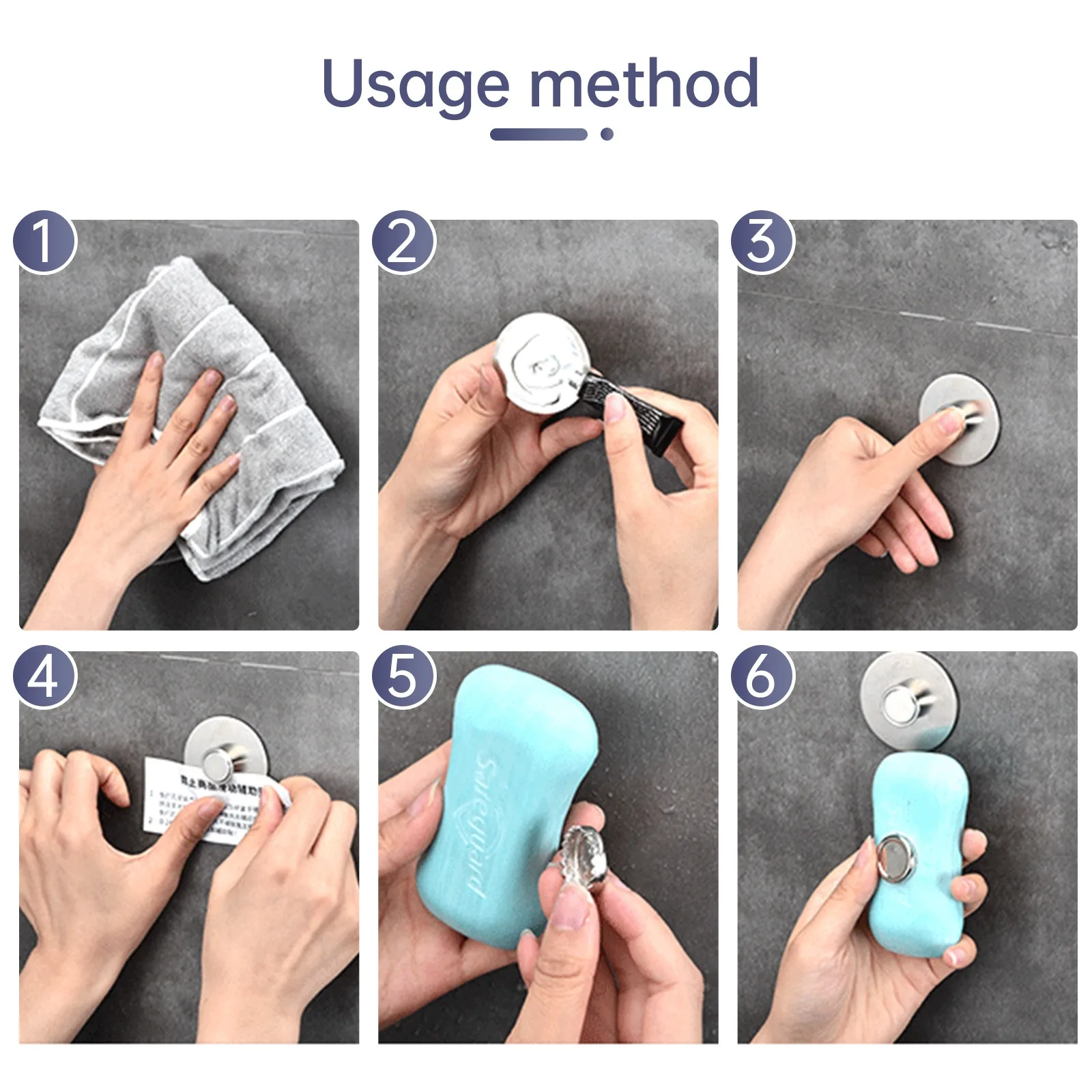 

1PC Magnetic Soap Holder Tool Free Rustproof Sponge Holder Dish Holder Soap Dish For Bathroom Lavatory Home