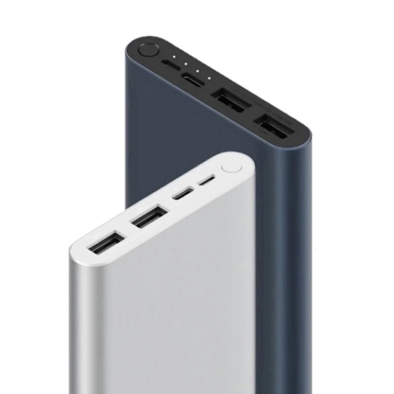 Xiaomi Mi Power Bank 3 10000 мА/ч внешняя батарея банк 18 Вт Quick Charge с разъемом USB Type-C для