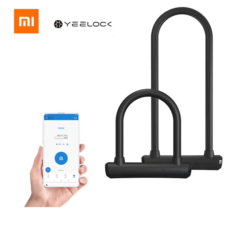 

Xiaomi yeelock Intelligent U Lock sliding door Car Motorcycle Bike padlock window Password Waterproof To Phone APP Smart remote