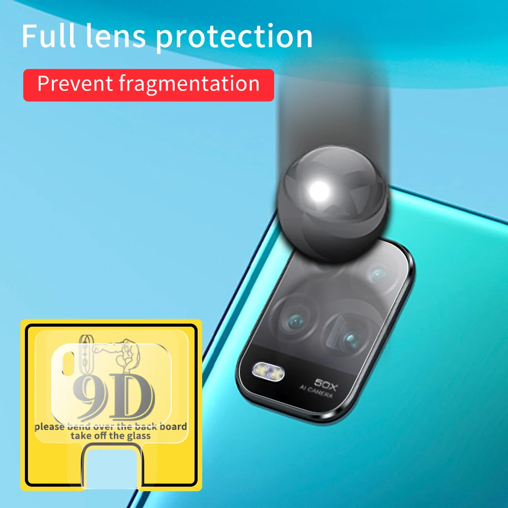 2 в 1 для Redmi K30 защитное стекло и пленка объектива камеры Xiaomi Poco X2 защита экрана 9D