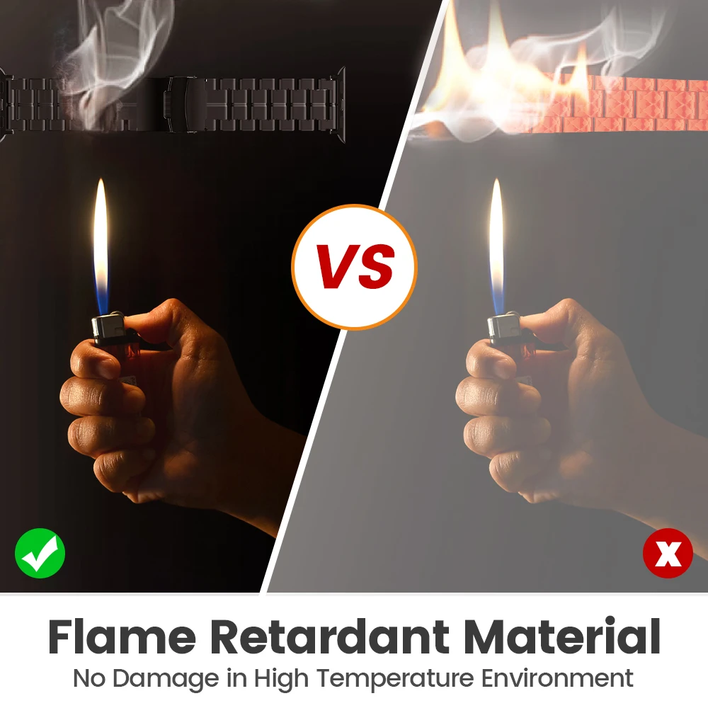 ANBEST Carbon Fiber Watch Band for Apple Watch 42mm 44mm Light Weight Strap for Iwatch 6/SE/5/4/3/2/1