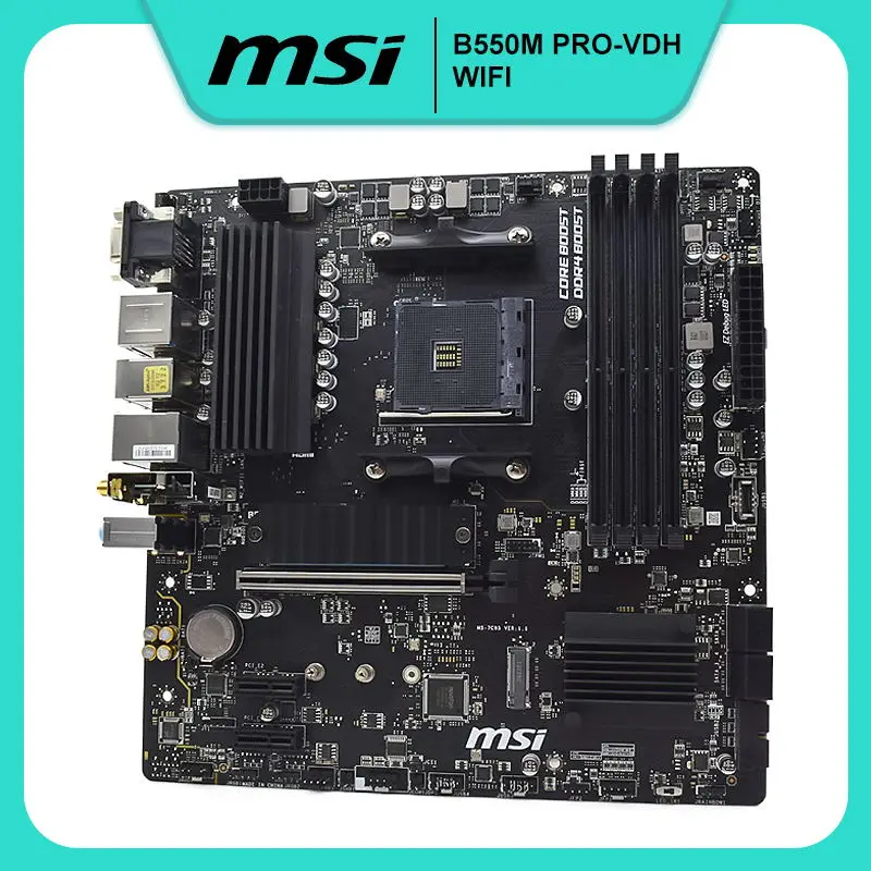 

Новая материнская плата MSI B550M PRO-VDH Socket AM4 DDR4 AMD Ryzen CPU AMD B550 M.2 PCI-E 4,0 1HDMI Micro ATX 99%