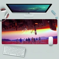 stray kids rubber mouse mousepad rubber gaming mousepad xl large gamer keyboard pc desk mat takuo computer tablet mouse mat