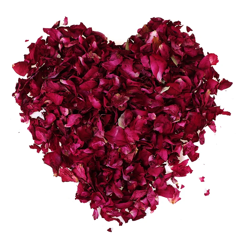 

100g/200g Romantic Bath Dry Flower Petal Natural Dried Rose Petals Bathing Supply Spa Whitening Shower Aromatherapy
