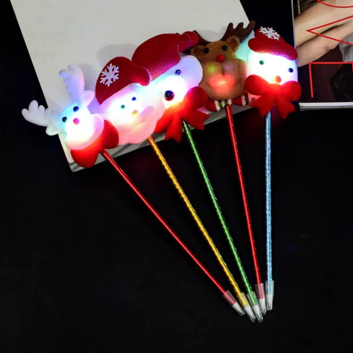 Economical Christmas Headband Light Up Hat Glasses Pen Brooch Accessories Decoration For Party Holiday ds99