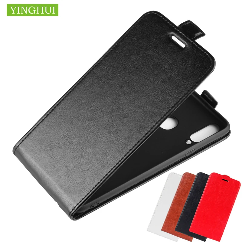 Чехол книжка для samsung galaxy A20 из кожи и силикона|Бамперы| |