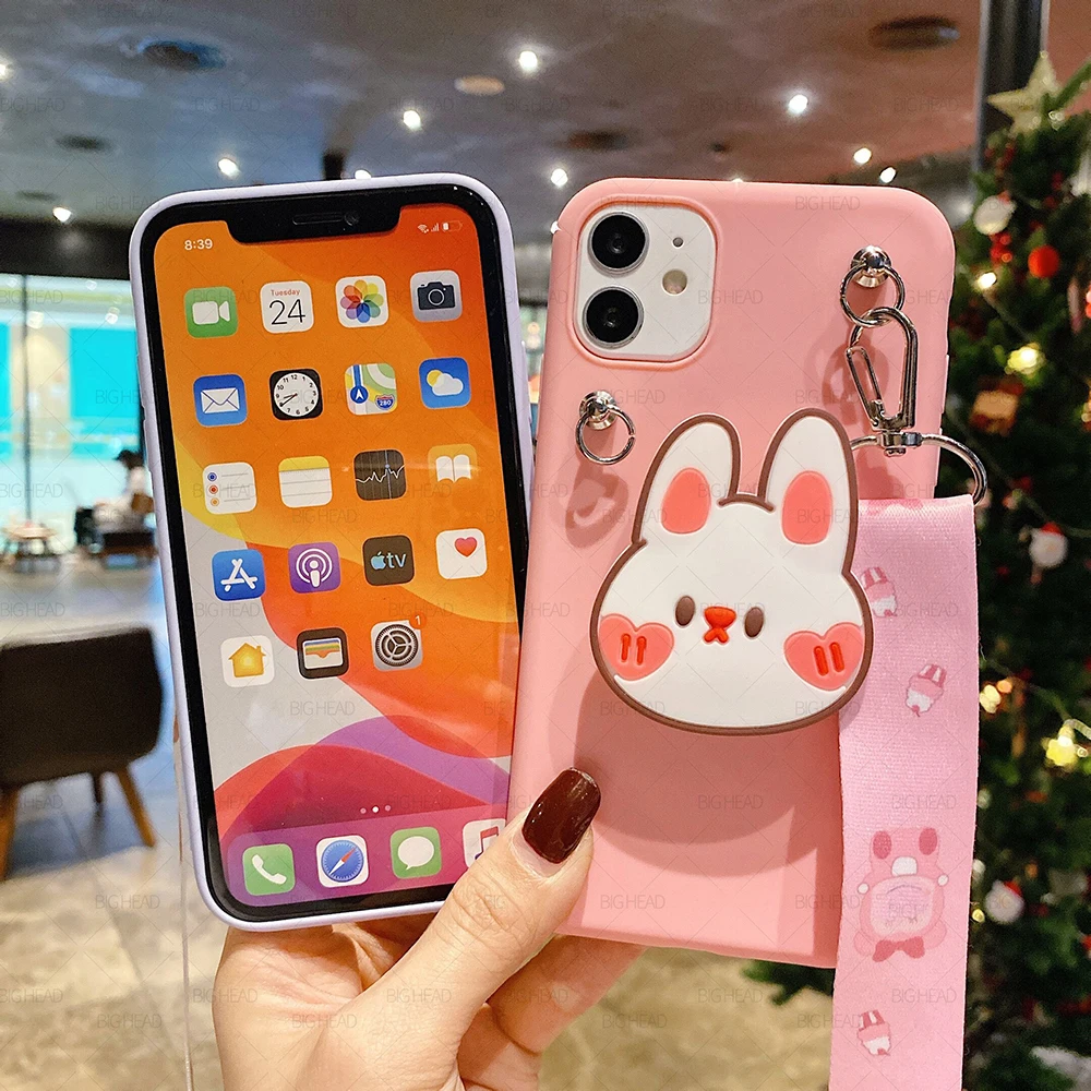 Мультяшный держатель конфетного мягкий чехол для телефона из ТПУ VIVO Y50 Y30 Y20i Y11S Y12S