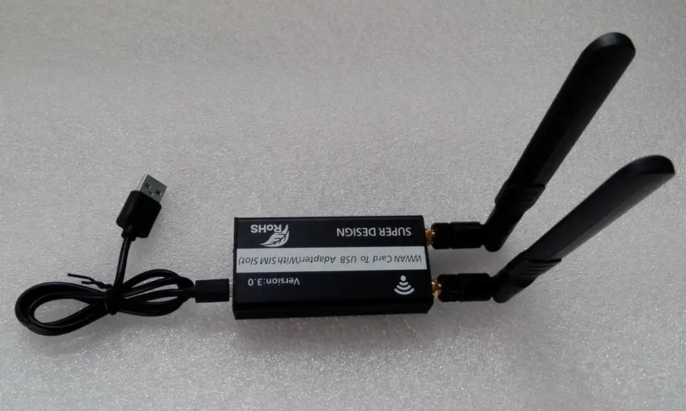 Мини pci e WWAN адаптер для мини USB с слотом sim карты wwan/ 3G/4G lte - Цена: 1 479,91 руб.