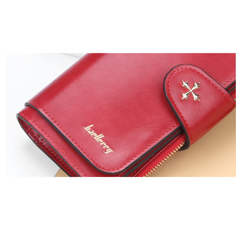 

Long Women Wallets Sequined PU Leather Card Holder Female Purse Tassel Zipper Brand Wallet For Girl