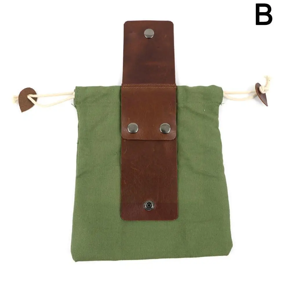 

Outdoor Foraging Belt Bag Camping Portable Waist Bag Multifunction Tool Picking Jungle Pocket Bag Hanging Storage Bag Fruit Q3o6