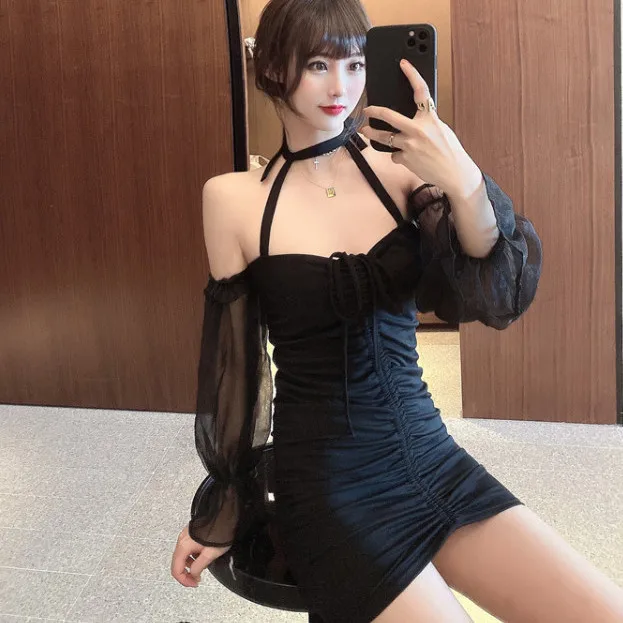 

2021 Sexy fashion Summer Sleeveless Straps Dress Women Bodycon Dresses Low Chest Bag Hip Backless v Neck Party Dress MiniDress