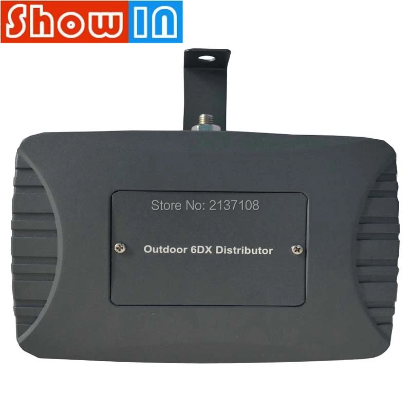 2шт/компл. Распределитель 6DX из алюминиевого сплава для наружного использования, водонепроницаемый, устойчивый к УФ-излучению, соответствующий стандарту DMX512/1990, сертифицированный по стандартам CE RoHS UL, подключение к сети 110В/230В, профессиональн