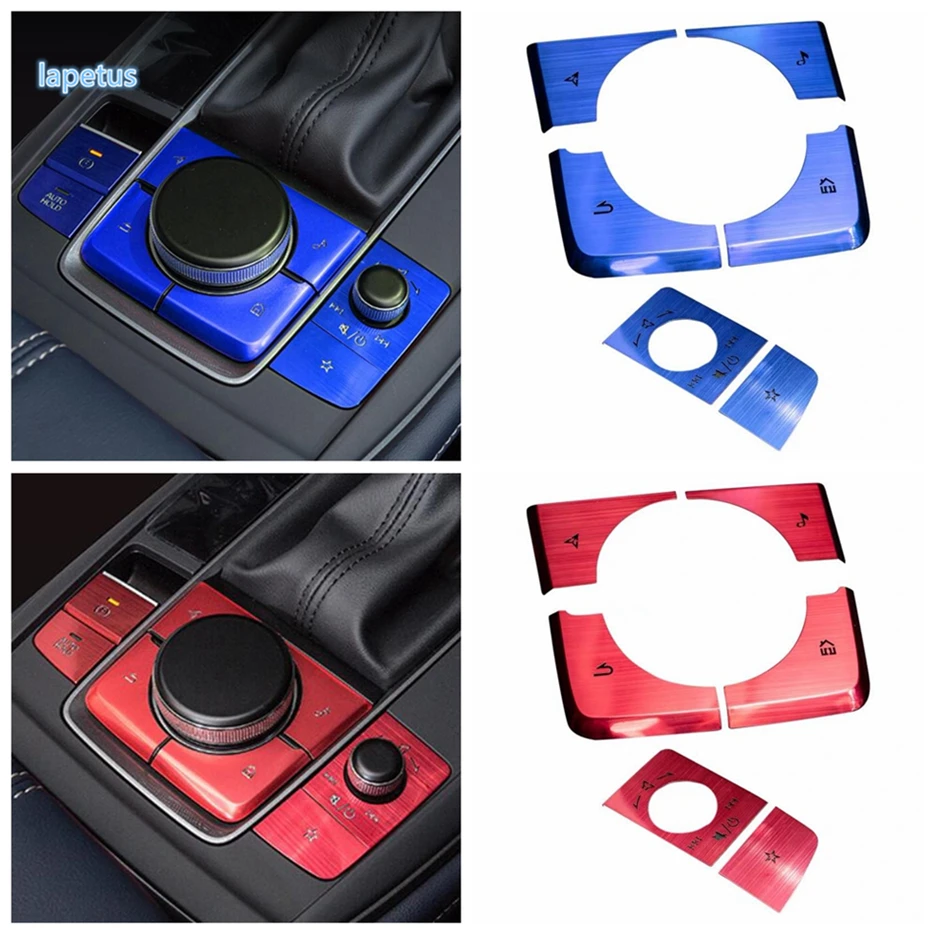 

Engine Start Stop Engine Push Button / Center Control Gear Shift Panel Cover Trim Fit For Mazda 3 2019 - 2021 / CX-30 2020 2021