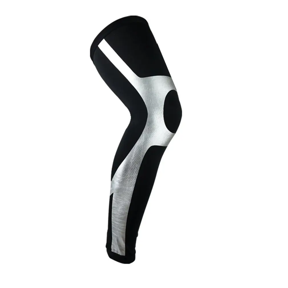 

1 PC Basketball Football Leg Shin Guards Soccer Protective Calf Sleeves Cycling Running Fitness Calcetines Sports Kneepad