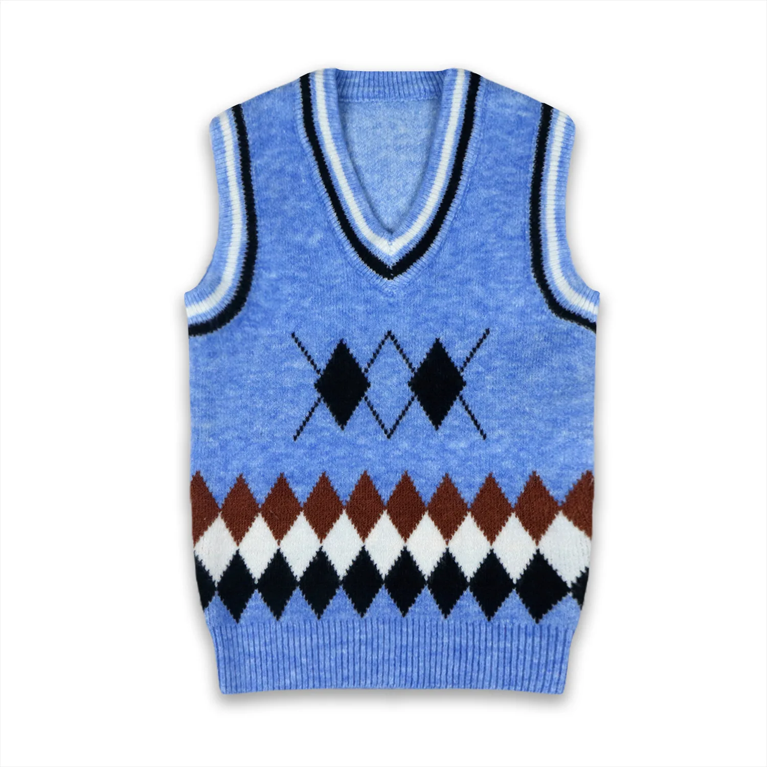 

New Children's Vest Children's Wear Boys Girls Sweater V-neck Vest