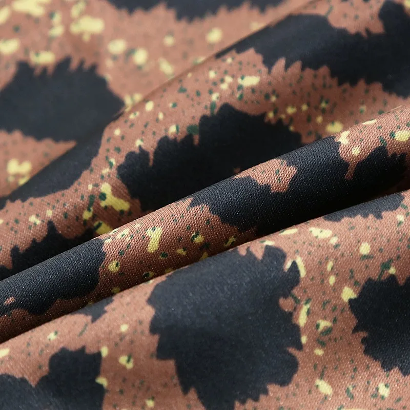 

Leopard Duvet Cover Satin like Silk Soft 4Pcs Bedding Set Summer Reversible Comforter Cover Luxury Soft Lightweigh Bed Sheet set