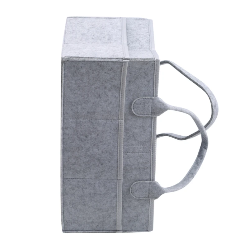 Foldable Storage Bag Portable Lightly Fabric Changeable Compartments Big Sundries Box with Handle Desk Makeup Organizer | Дом и сад