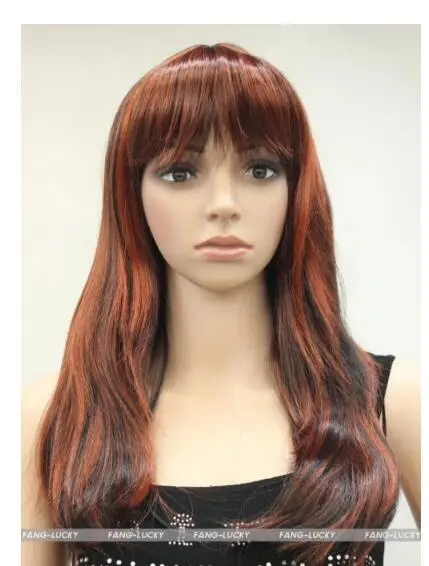 Горячие термостойкие волосы для вечерние &gt&gt&gt отличные черные + красные лисьи