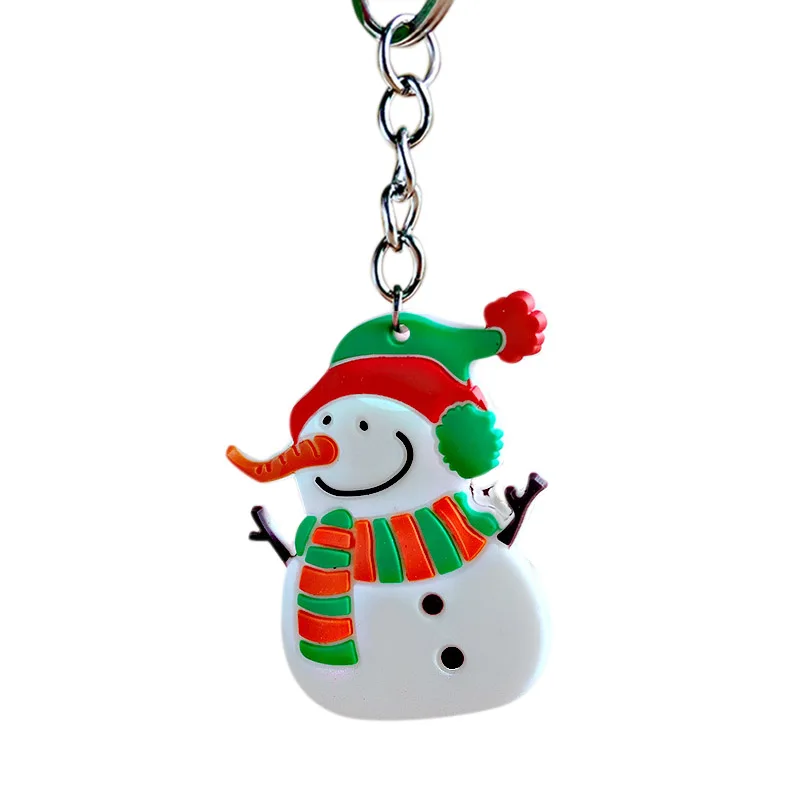 Брелок мультфильм Санта Рождественская елка висячая подвеска брелок орнамент