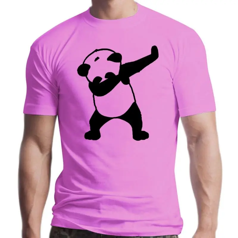 

New 2021 Summer Fashion Dabbing Panda Bear T-Shirt 2021est Men Funny Panda T Shirts Short Sleeve Tops Hip Hop Tee Lovely Top Uni