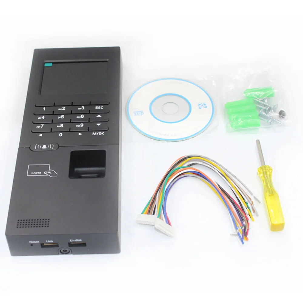 2.8inch LCD screen TCP/IP RS485 Fingerprint recognition access control system Proximity Card Smart Keypad Electronic Door Lock |