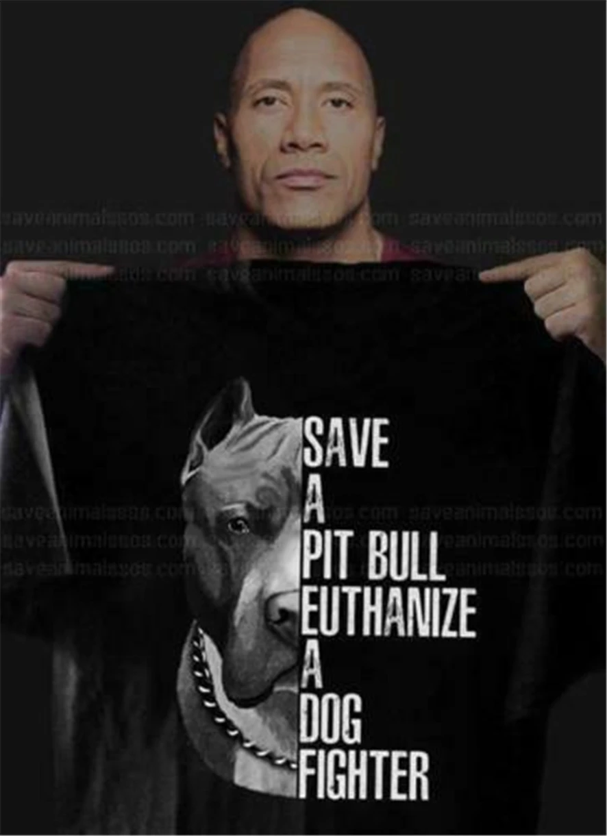 Save A Pit Bull Euthanize Dog Fighter футболка Черная Хлопковая мужская Подарочная на день