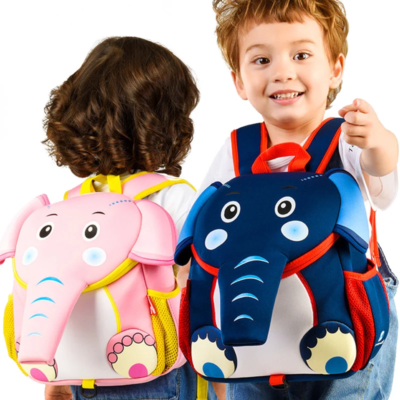 Водонепроницаемые школьные ранцы для мальчиков и девочек милые рюкзаки синего