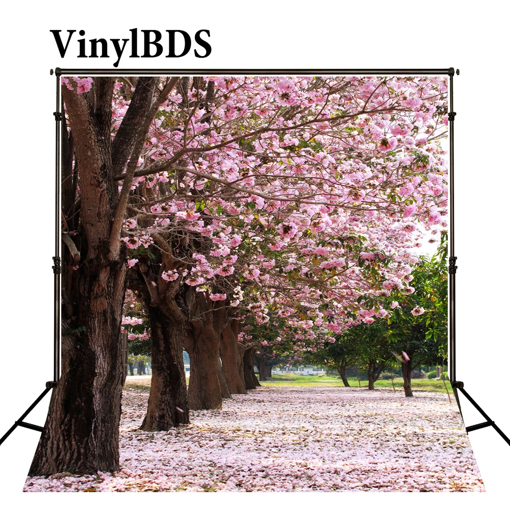 

VinylBDS весенний пейзаж свадебный фон сад лес фотография фон для новорожденных fundos para estudio de fotografia