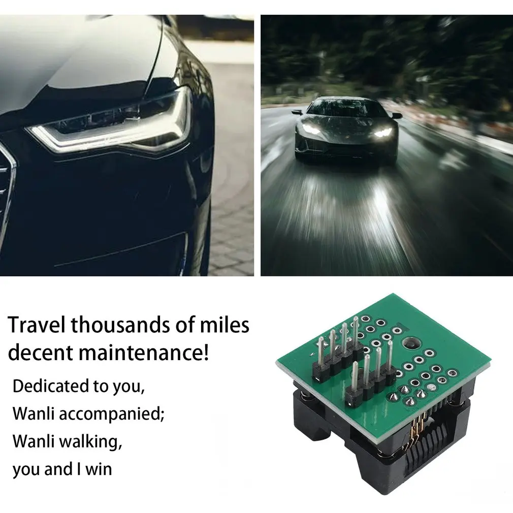 

Gold-plated 25 series IC test seat conversion seat burning seat wide body SOP8 to DIP8 Automotive electronics