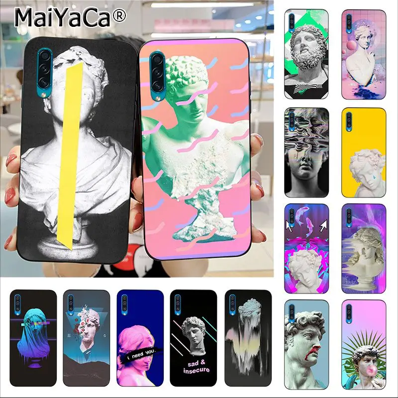 Чехол для телефона MaiYaCa Art David Statue чехол Samsung A10 20s 71 51 10s 20 40 50 70 A9 2018|Бамперы| |