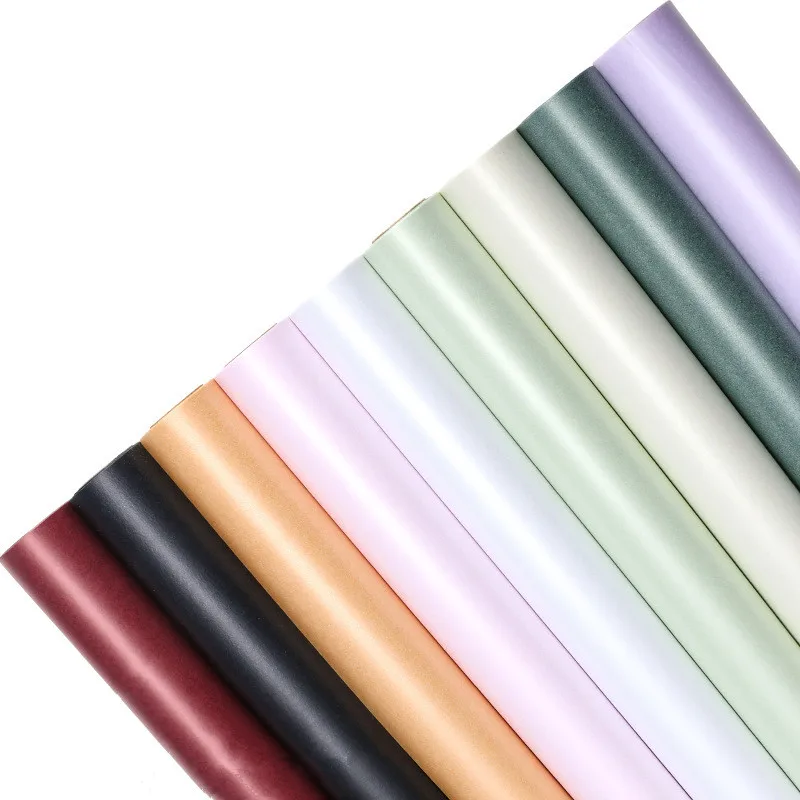 58 см x 10 м рулон Водонепроницаемый масло бумажный цветок роза букет упаковочная